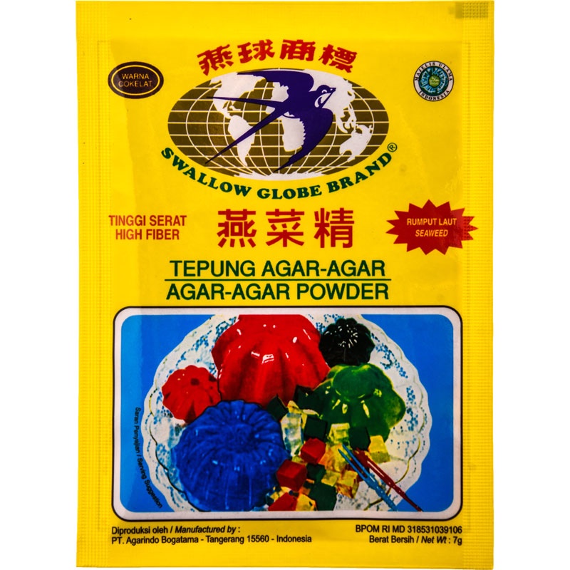 

Swallow Globe Tepung Agar-Agar Cokelat 7g