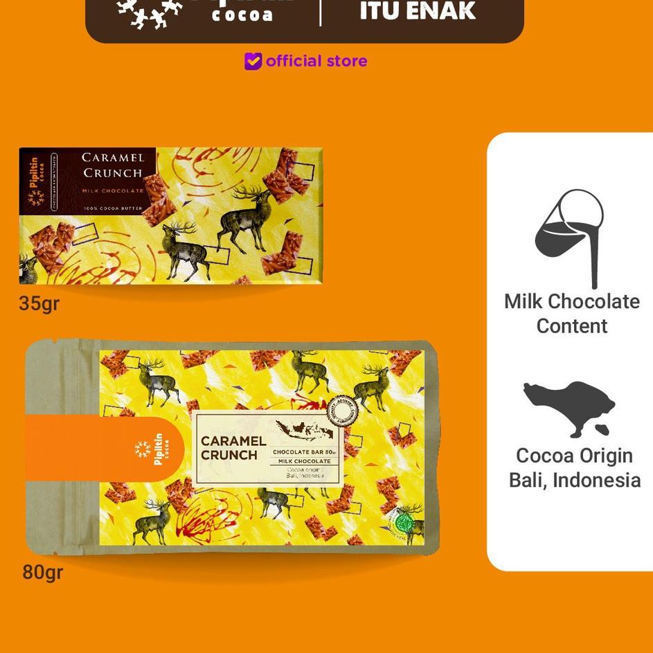 

Viral✅ 9.9 BRANDS FESTIVAL Pipiltin Cocoa Milk Coklat - Chocolate Bar Caramel Crunch
