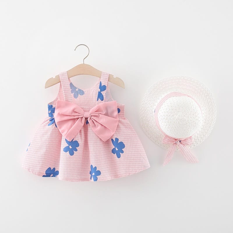 Dress Baby Girl Dengan Topi