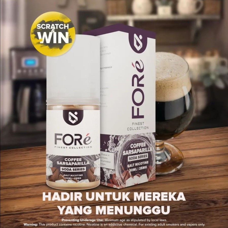 Fore Coffee Sarsaparilla Salt Nic 30ML by DJI