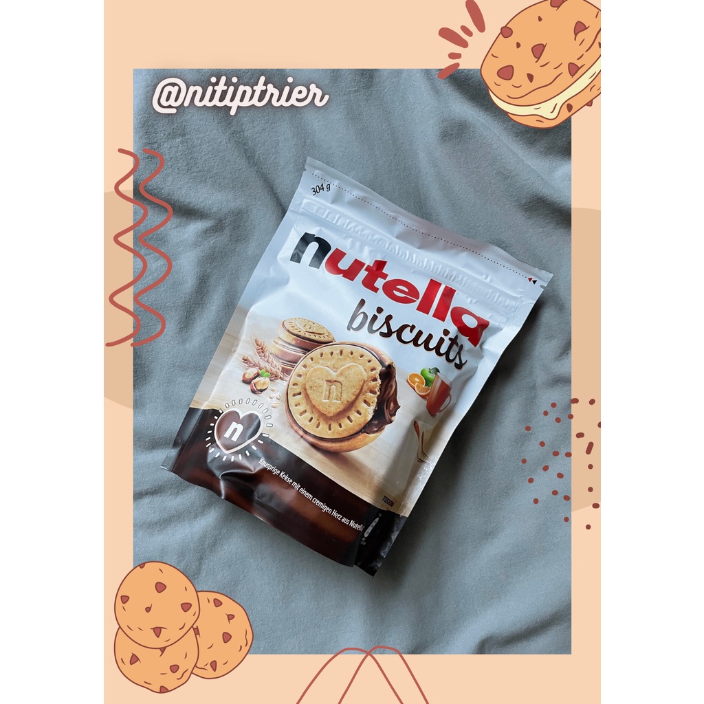 

NUTELLA BISCUIT 304gr POUCH - JERMAN