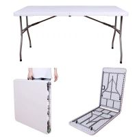 SHENAR,(COD) MEJA LIPAT BAGI 2 MEJA MAKAN MEJA PORTABLE / MEJA SERBAGUNA FOLDING TABLE PIKNIK 180 X 74CM MEJA PUZZLE-TABLE