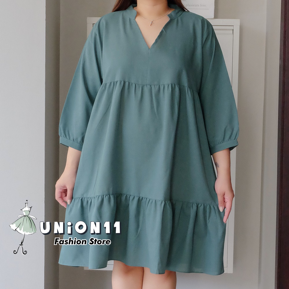 UNION11 - DRESS JUMBO WANITA LD 120 / BAJU JUMBO WANITA / BAJU KERJA WANITA BIGSIZE / DRESS JUMBO WANITA / DRESS JUMBO XXXL WANITA MINJU