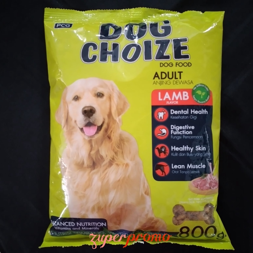 Dog Choize Adult Lamb Fresh Pack 800gr / Makanan Anjing Dewasa