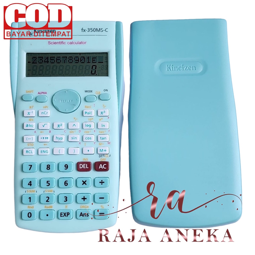 

RB KALKULATOR SCIENTIFIE RUMUS CT-350MS Office Stationary Kantor KINCIZEN FX 350MS WARNA 350 C UNGU
