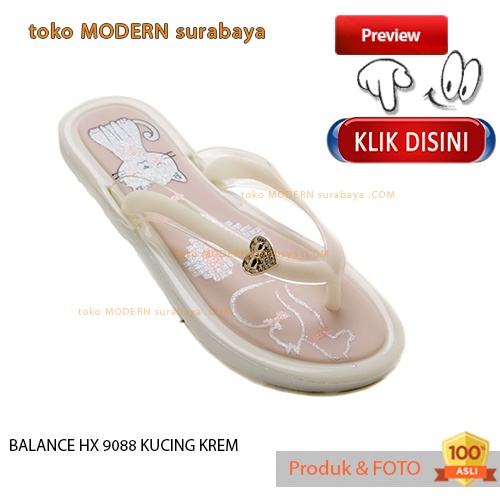 Sandal wanita sandal jepit flat BALANCE HX 9088