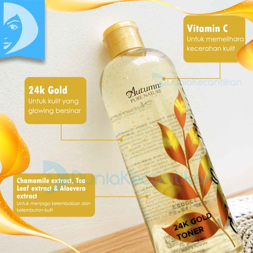 Autumn Toner Skin Conditioner 24K Gold 500ml // BPOM