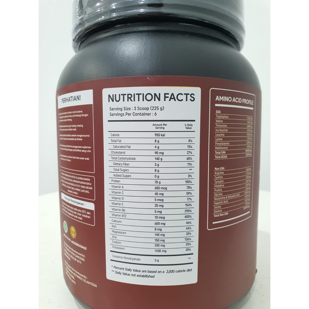 Provus Mega Mass Gainer 3lbs Supplement Fitness Bulking Susu Penambah Berat Badan MEGAMASS