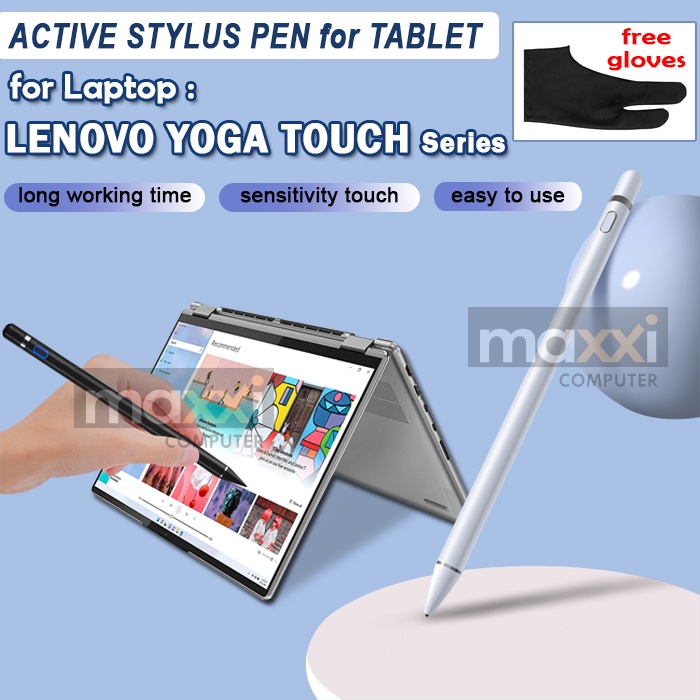 Lenovo Yoga Duet Slim Pro Ryzen 6 7i 520 C340 L380 Stylus Pencil Pensil Stilus Pencil Touch Screen