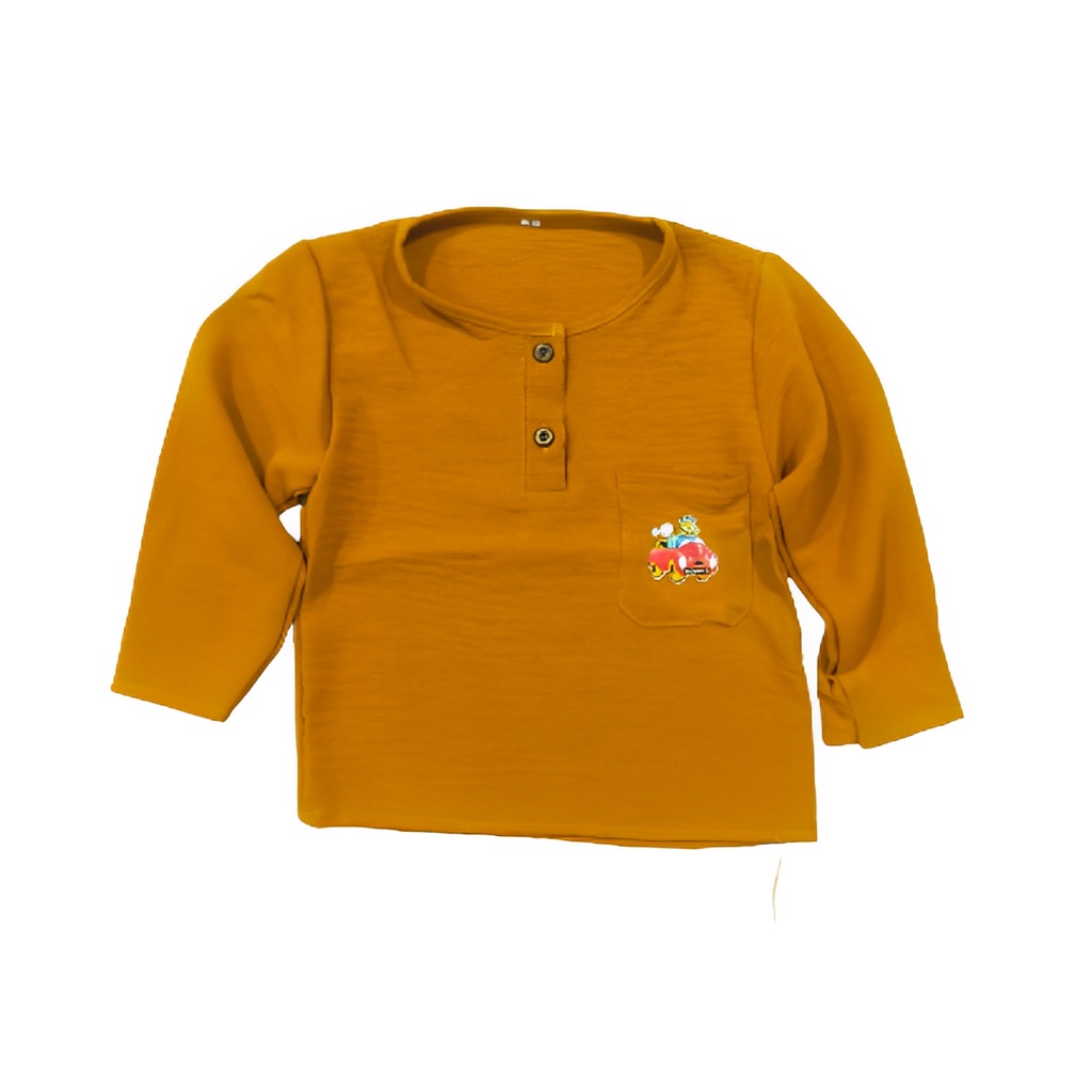 CIAHAW-02 Atasan Kaos Cottun Cringkel Unisex 1-7Tahun DTF PRINT DIGITAL