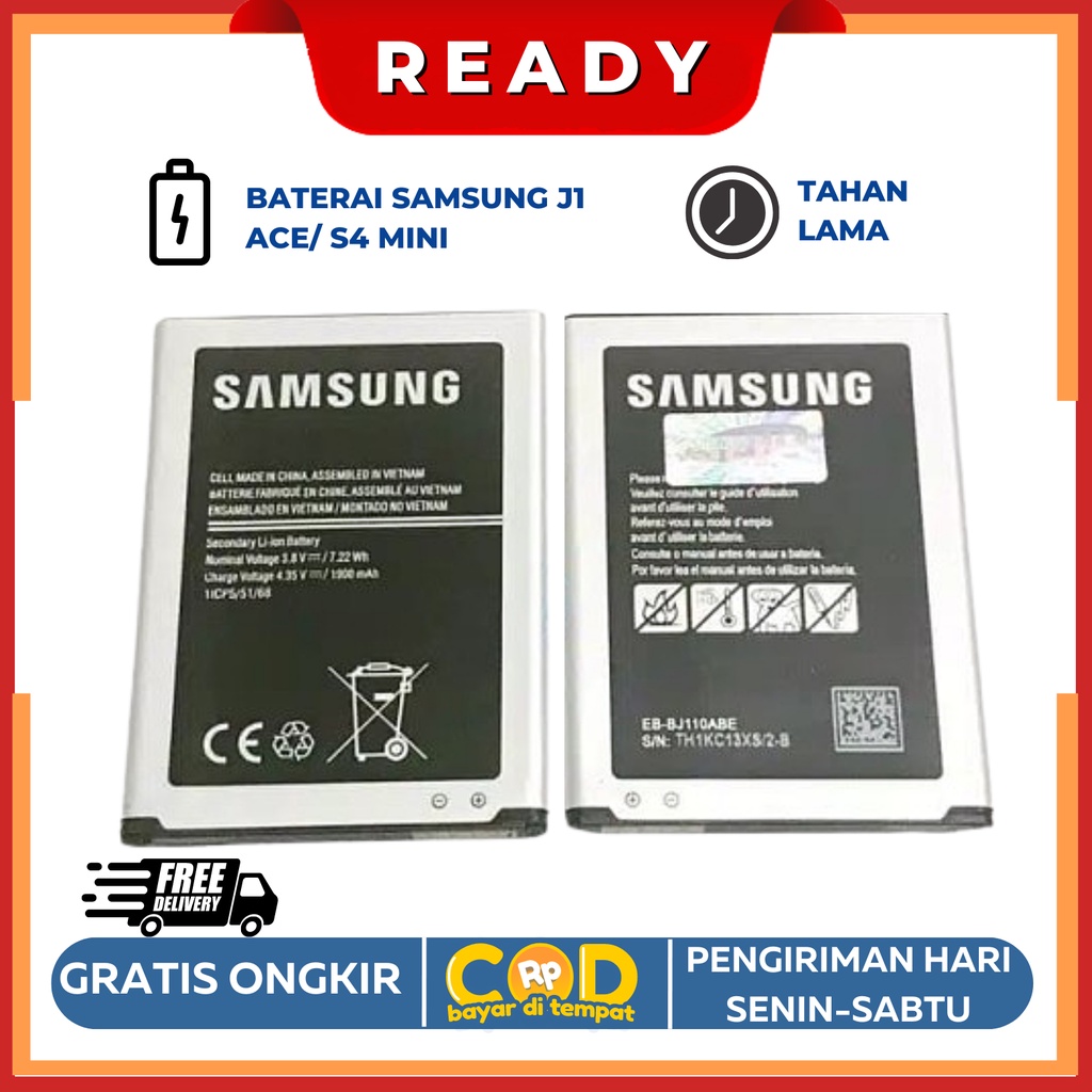 Baterai Samsung J1ace/S4 Mini Original OEM