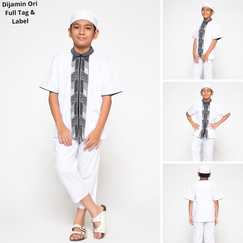 Baju Koko Anak Little M Setelan Lengkap Dengan Peci By Matahari Mall