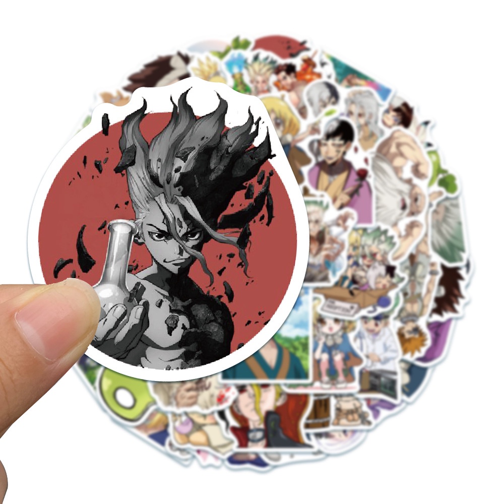 DST002 – Sticker Stiker Anime Jepang Dr. Stone