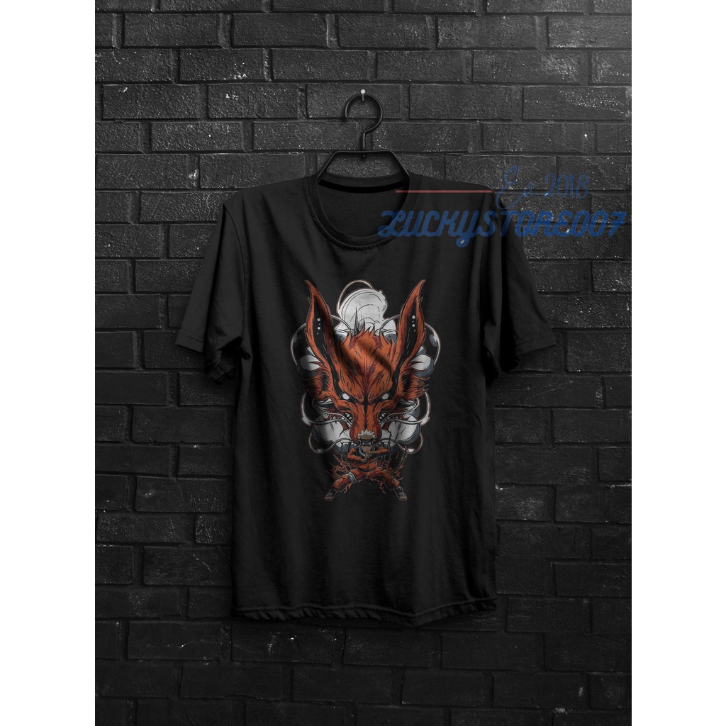 Kaos Distro ANIME NARUTO AND KURAMA FULL PRINT | KAOS PREMIUM HIGH QUALITY | KAOS BOOTLEG | KAOS VIN