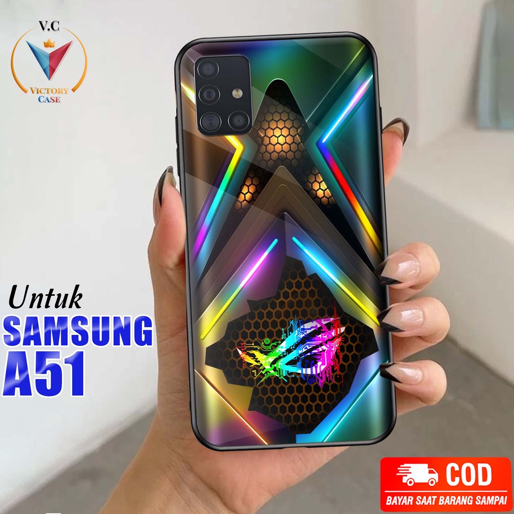 Case Samsung A51 Victory Case [ ROG.NW ] Case Hp Glossy Casing Hardcase Softcase Bisa cod