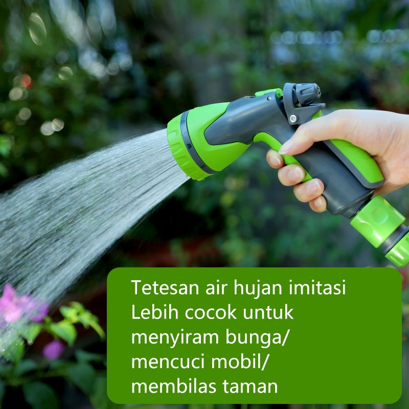 15M/20M/30M/40M Retractable Coil Magic Fleksibel Taman Selang Air Pembersih Mobil musim Semi Pipa Selang Plastik Penyiraman Tanaman W/Spray Gun