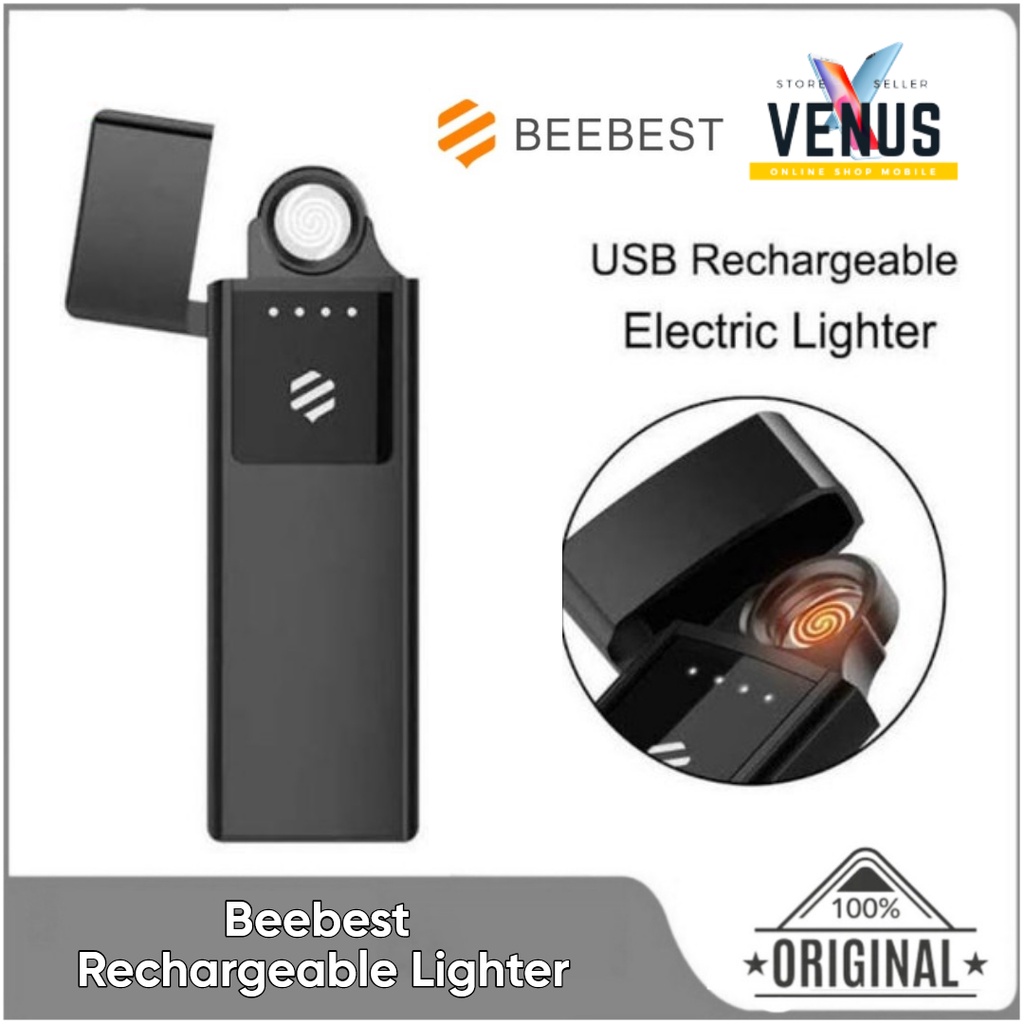 BEEBEST Ultra-thin Rechargeable Lighter - Korek Api Elektrik