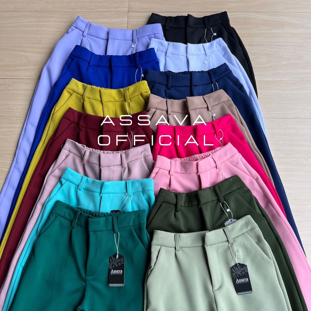 CELANA PENSIL SCUBA - SCUBA PANTS PREMIUM - CELANA BASIC SCUBA PANTS - CELANA KERJA WANITA