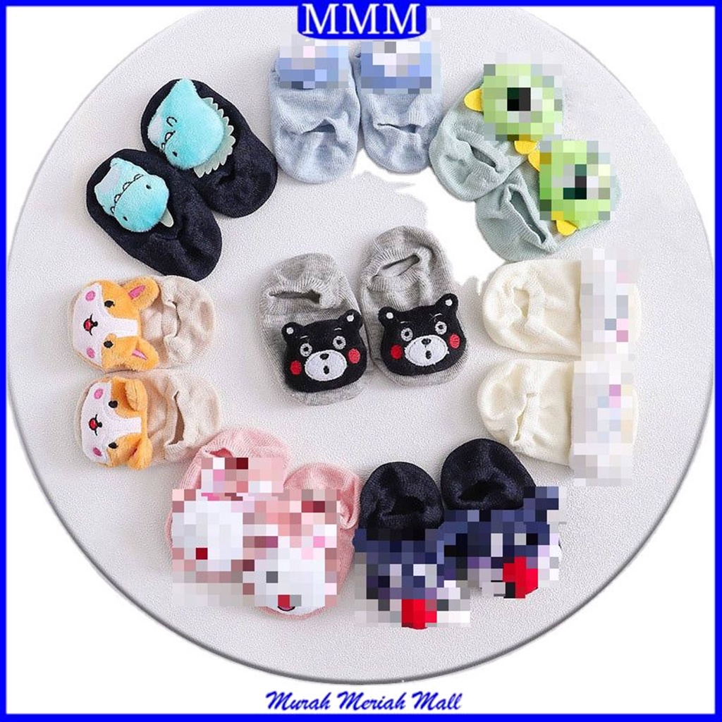 MMM Kaos Kaki Bayi Karakter Lucu 6478 Kaos Kaki Bayi Anti Selip Kaos Kaki Bayi Mata Kaki Import Murah