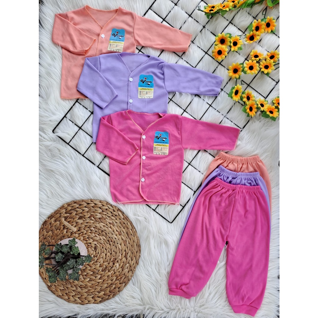 18 PCS PAKETAN LAHIRAN SERI CEWE NEWBORN baju celana bayi baru lahir laki laki perempuan lucu murah 0-3 BULAN