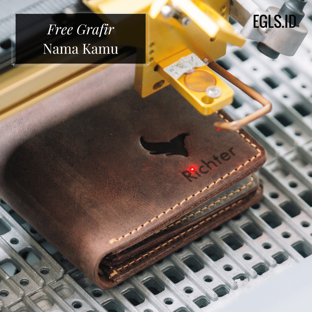 Dompet Pendek Pria 100% Kulit Sapi Asli Murah Kekinian Fashion Cowok - VASTO WALLET BY CROWN LEATHER