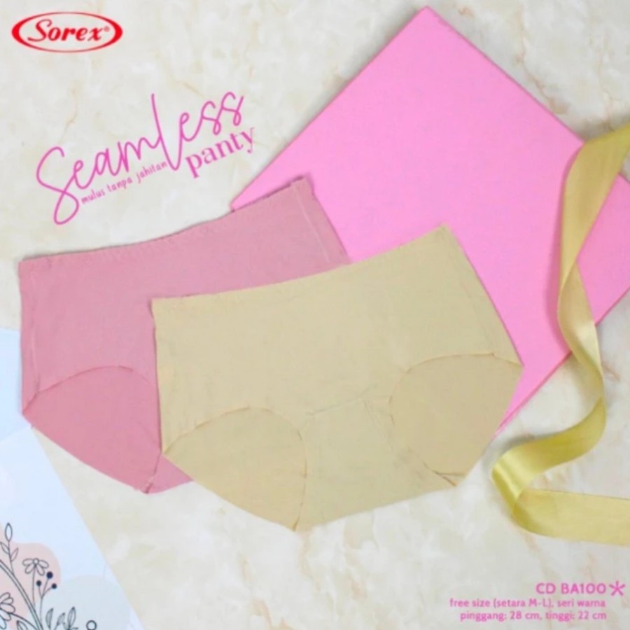 Celana dalam wanita seamless cd tanpa jahitan sorex ba100