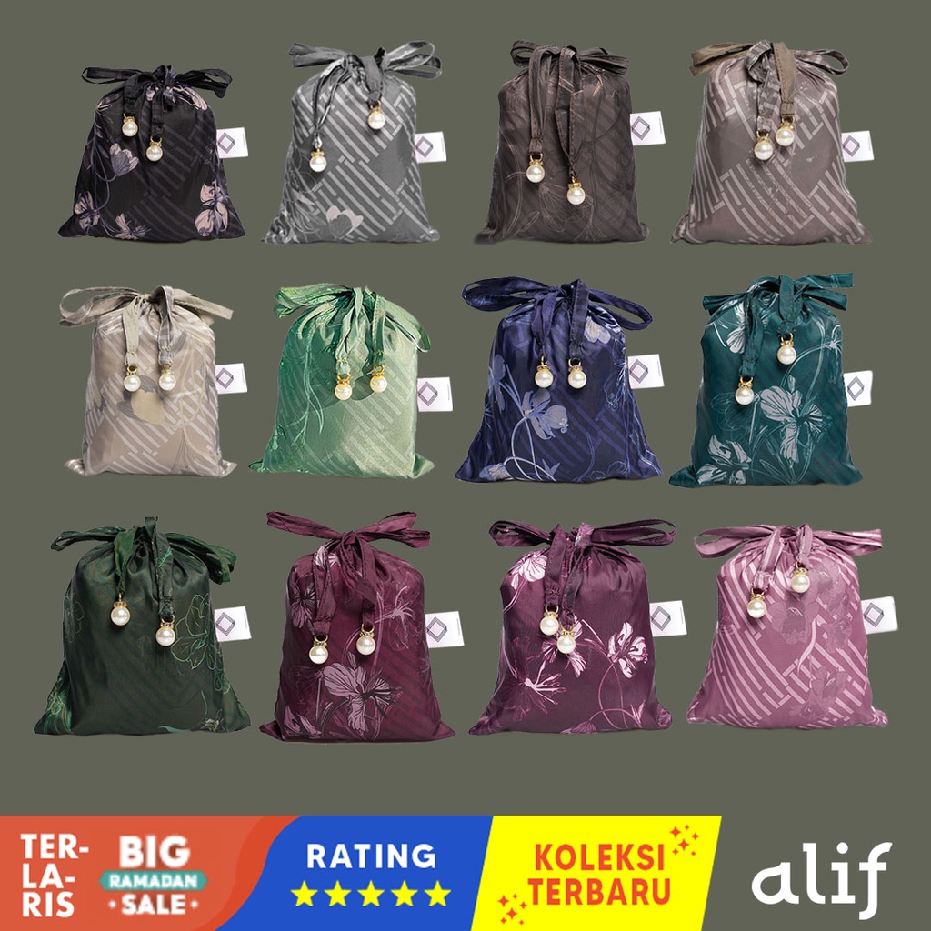 [BEST SELLER] ALIF HANAMI COLLECTION MUKENA MINI MOTIF PARASUT PREMIUM KOREA TRAVEL