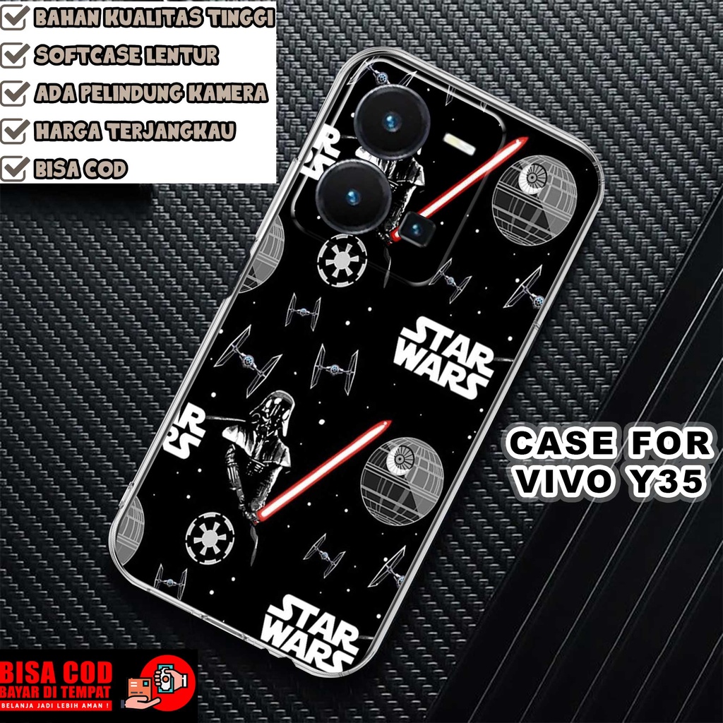 CASE VIVO Y35 2022 MOTIF [AKU] TERLARIS CASING VIVO Y35 TERBARU CLEAR CASE PROTECTED CAMERA SOFTCASE