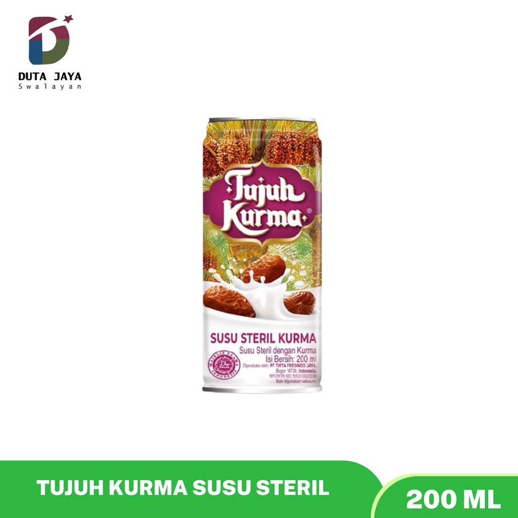 Tujuh Kurma Susu Sapi Steril Kurma 200 ML