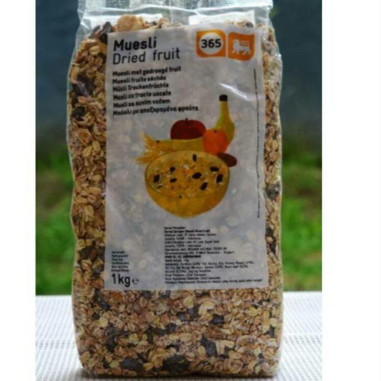 

♠ Muesli Dried Fruit 1kg Granula granola HALAL ✲