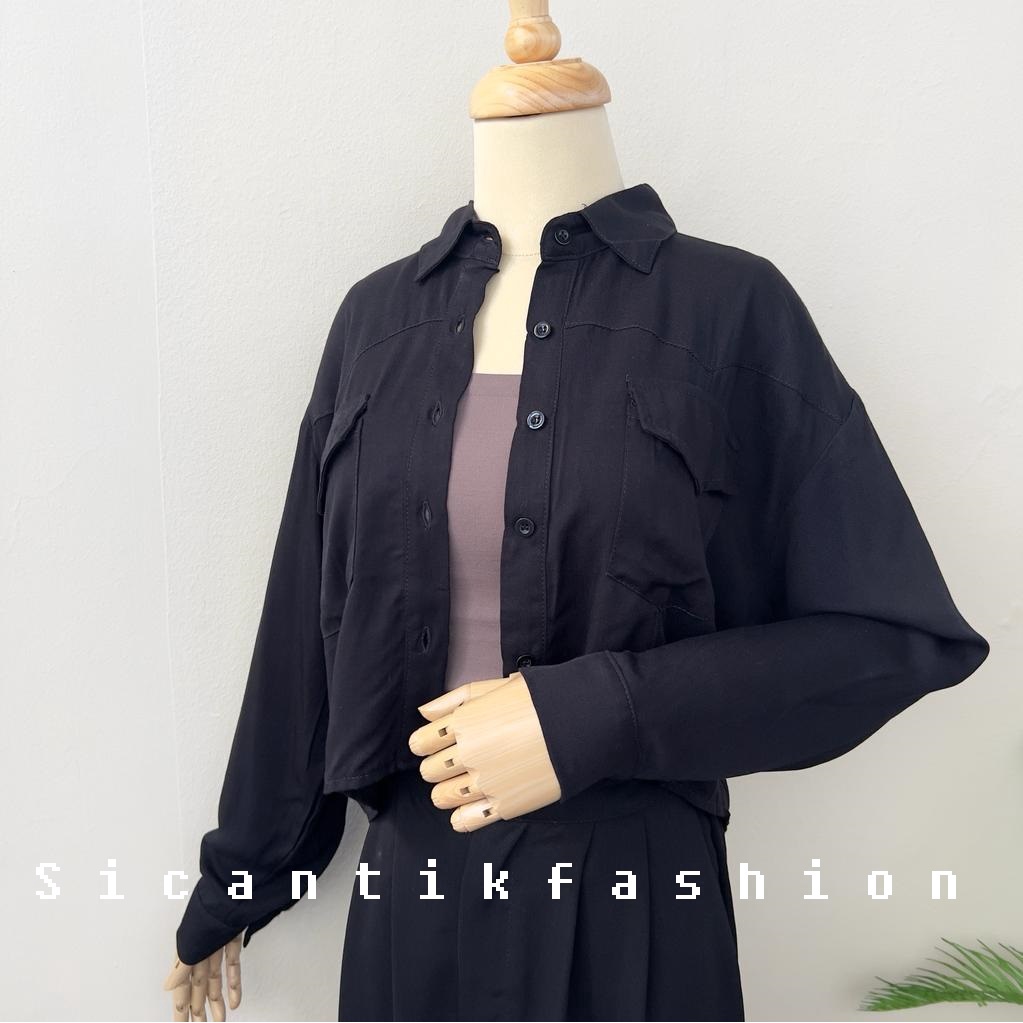 Blouse Wanita Lengan Panjang // Atasan Cewek Korean Style