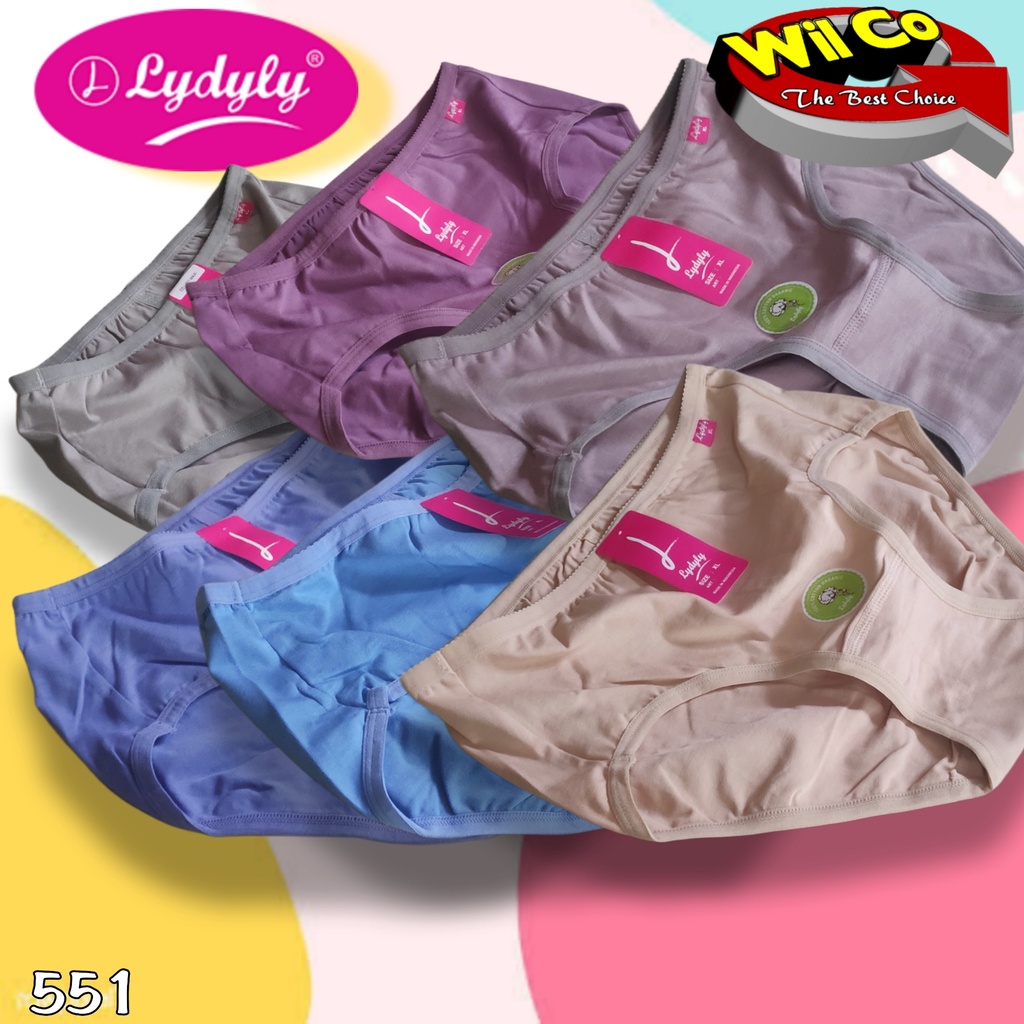 K551T - (HARGA PER 3 POTONG) CELANA DALAM WANITA DEWASA PAKAIAN DALAM PAKAIAN WANITA CD LYDYLY SIZE M - XXL