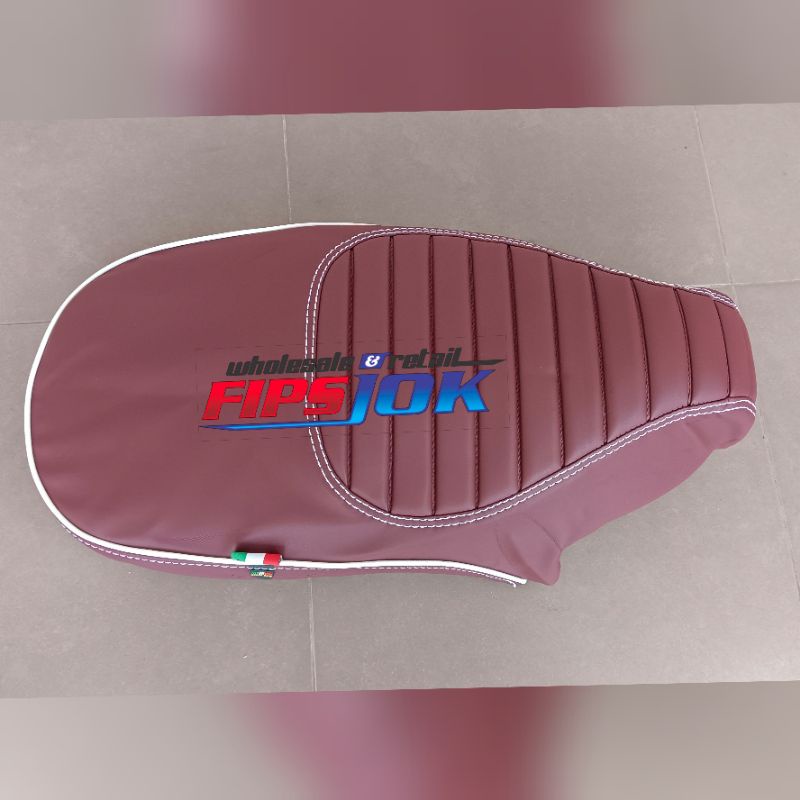 kulit jok uwinfly T3 MAROON LIST PUTIH