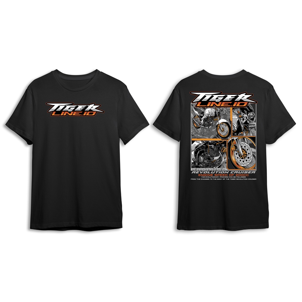 KAOS TIGER 2000 HEREX REVOLUTION CRUISER BAJU HEREX COWOK CEWEK
