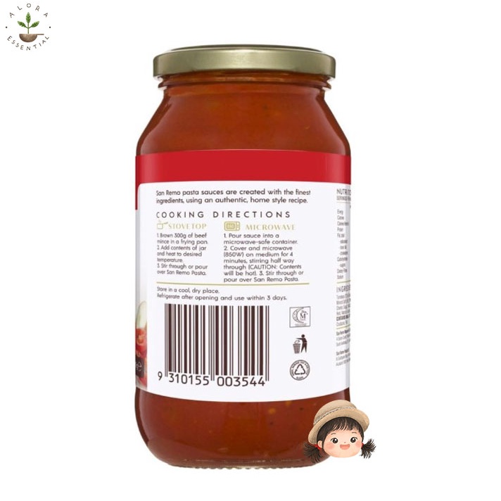 San Remo Pasta Sauce Bolognase 500 Gr