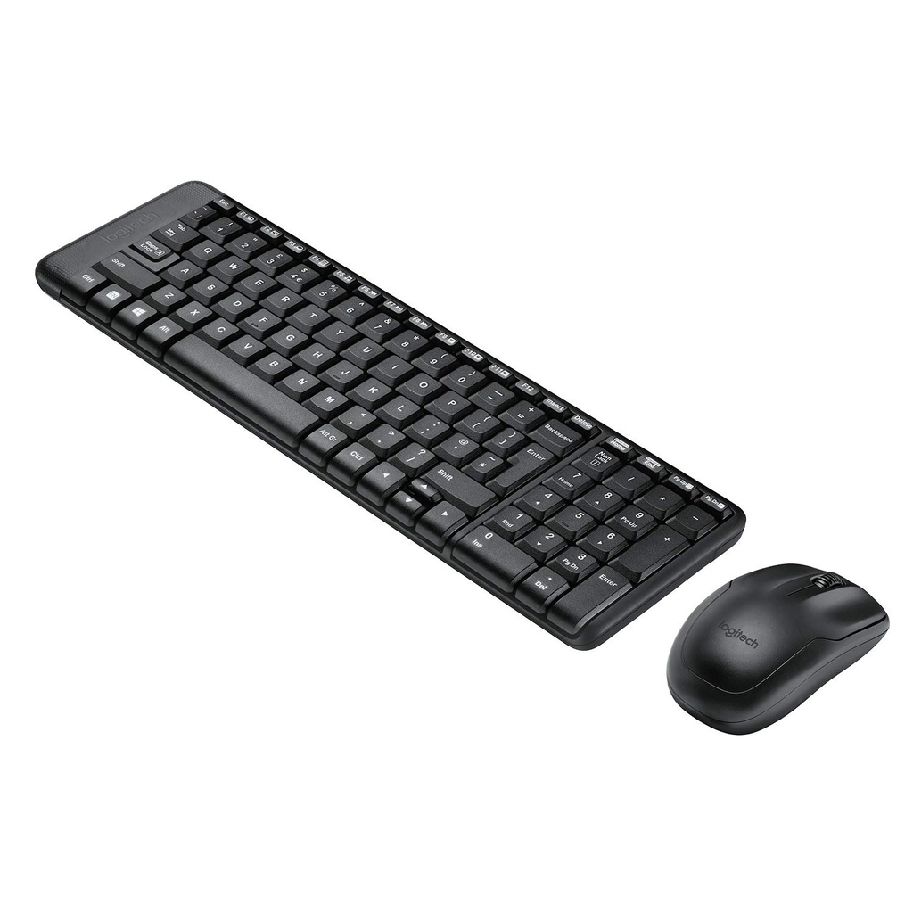 LOGITECH KEYBOARD MK215 Wireless Keyboard and Mouse Combo for Windows