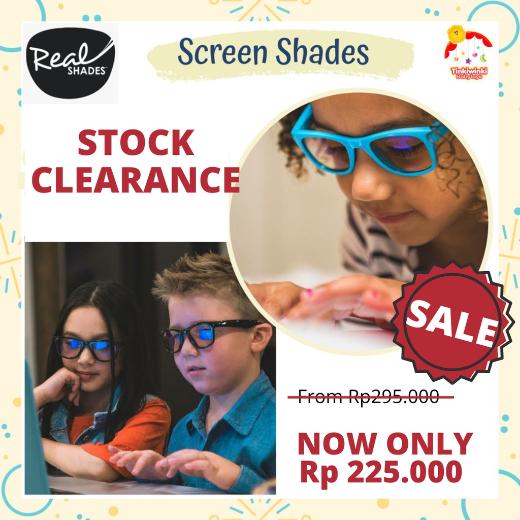 Real Shades Screen Shades Kacamata anti blue light Anak