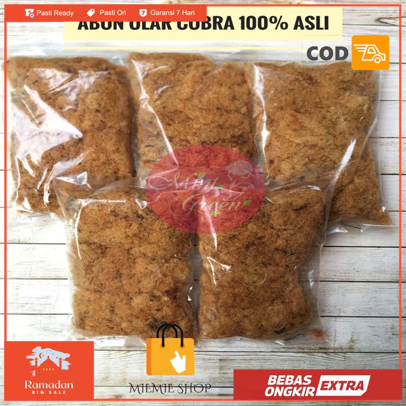 

Abon Ular Cobra Asli 100 - Obat Gatal Herbal