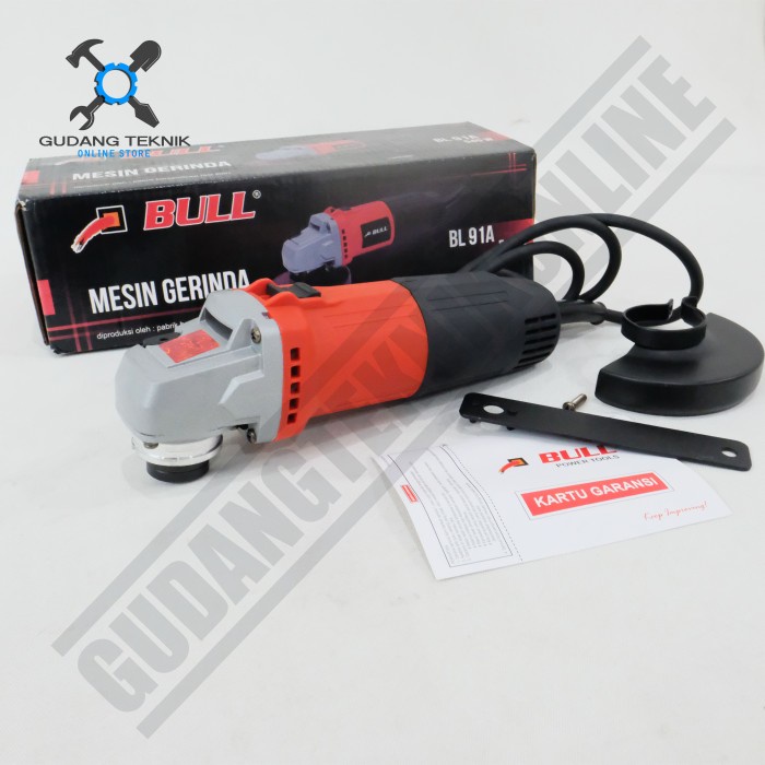 Mesin Gerinda Tangan Listrik 4&quot; 540 Watt BL91A BULL / Electric Angle Grinder Disc Grenda Gurinda Listrik 540W BL 91A BULL