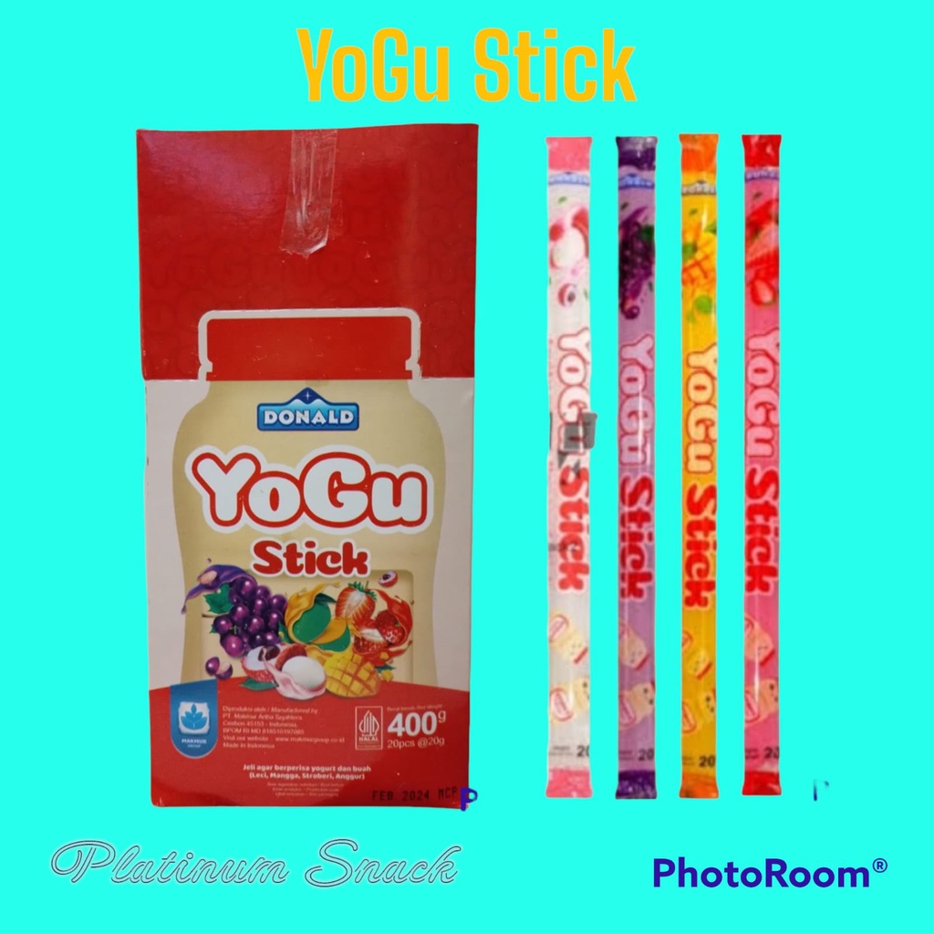 Yogu Stick Fruity Yogurt | Isi 20 @ 20 Gr | Donald