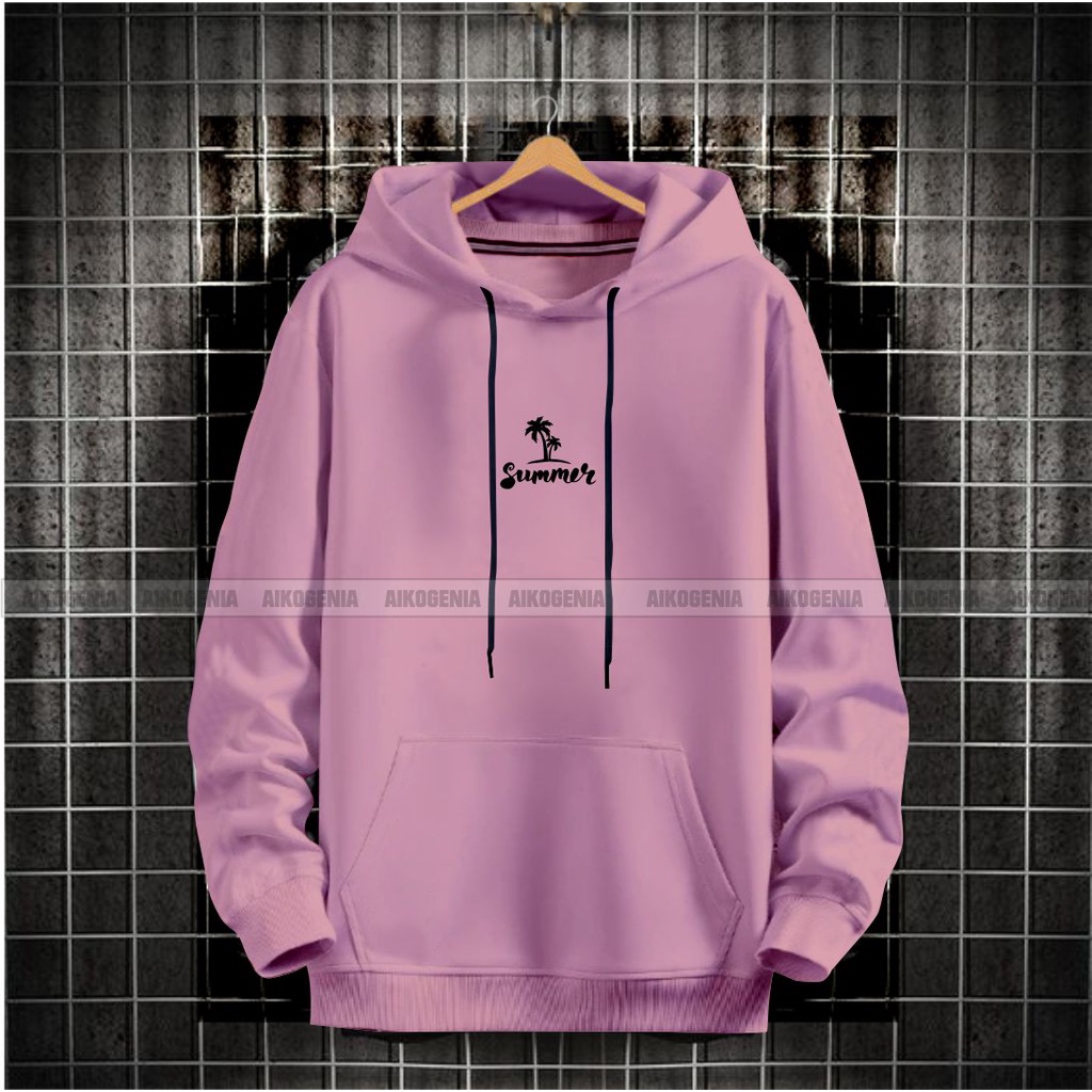 Sweater hoodie kekinian terbaru model SUMMER / Hoodie pria wanita trend kekinian