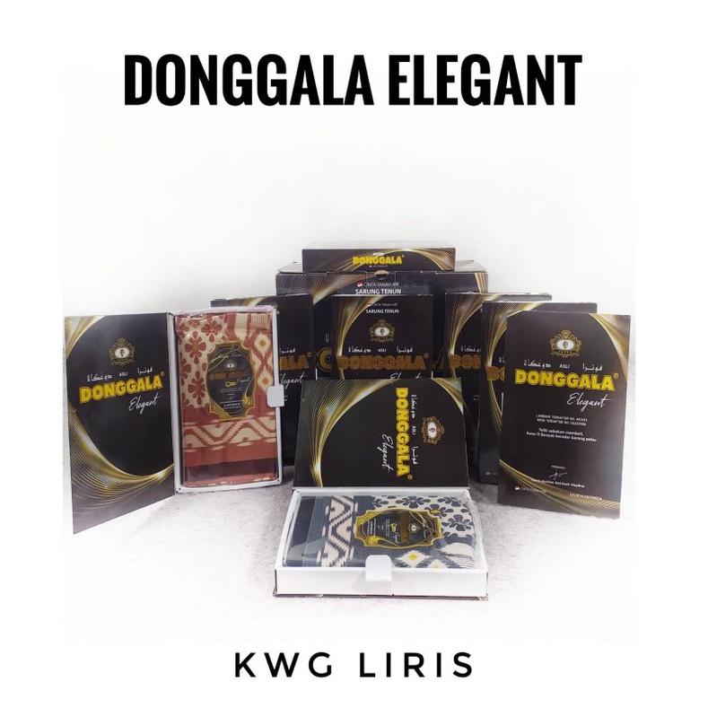 Sarung Putra Donggala Kawung Liris KWG Ecer Grosir SN