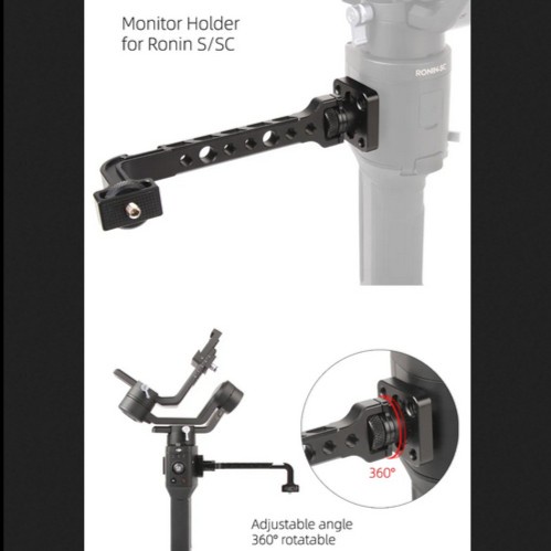 Sunnylife Monitor Holder Bracket DJI Ronin S RS 3 RSC 2 RS 2 RS 3 Pro