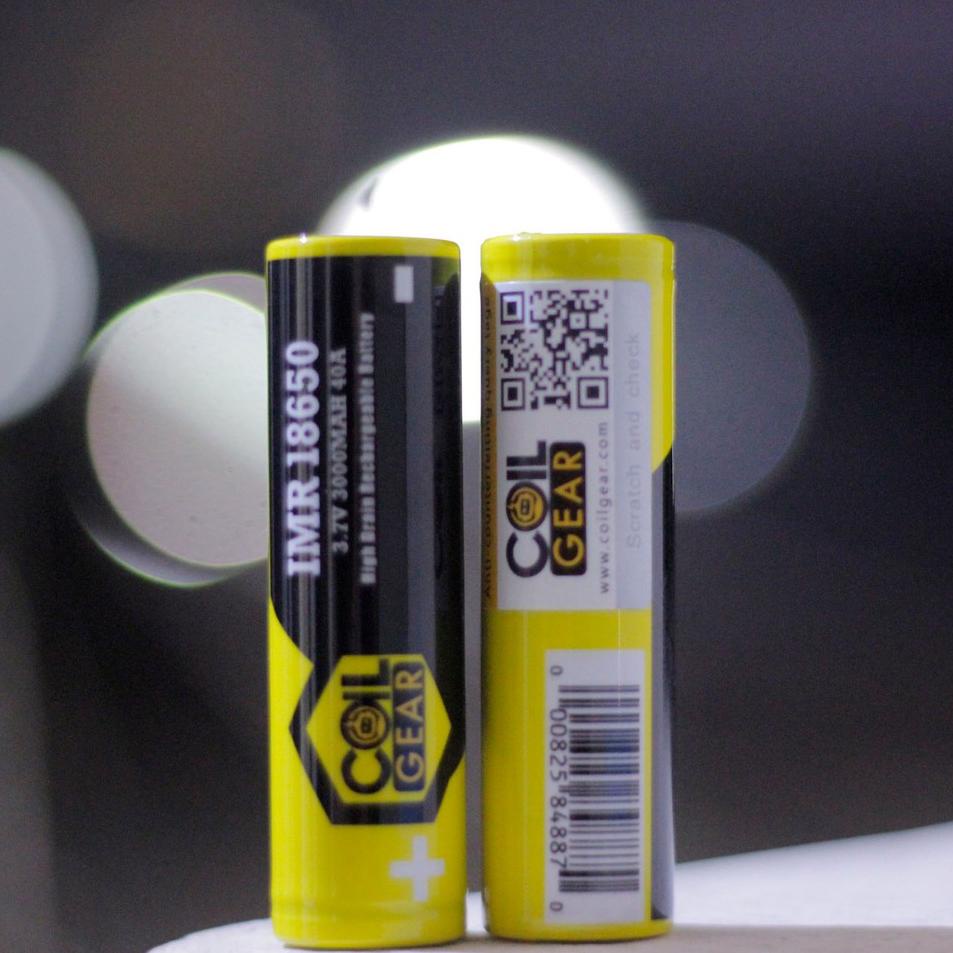 Terbaru Authentic CoilGear Baterai Battery Batre 18650 3000mAh 40A Special