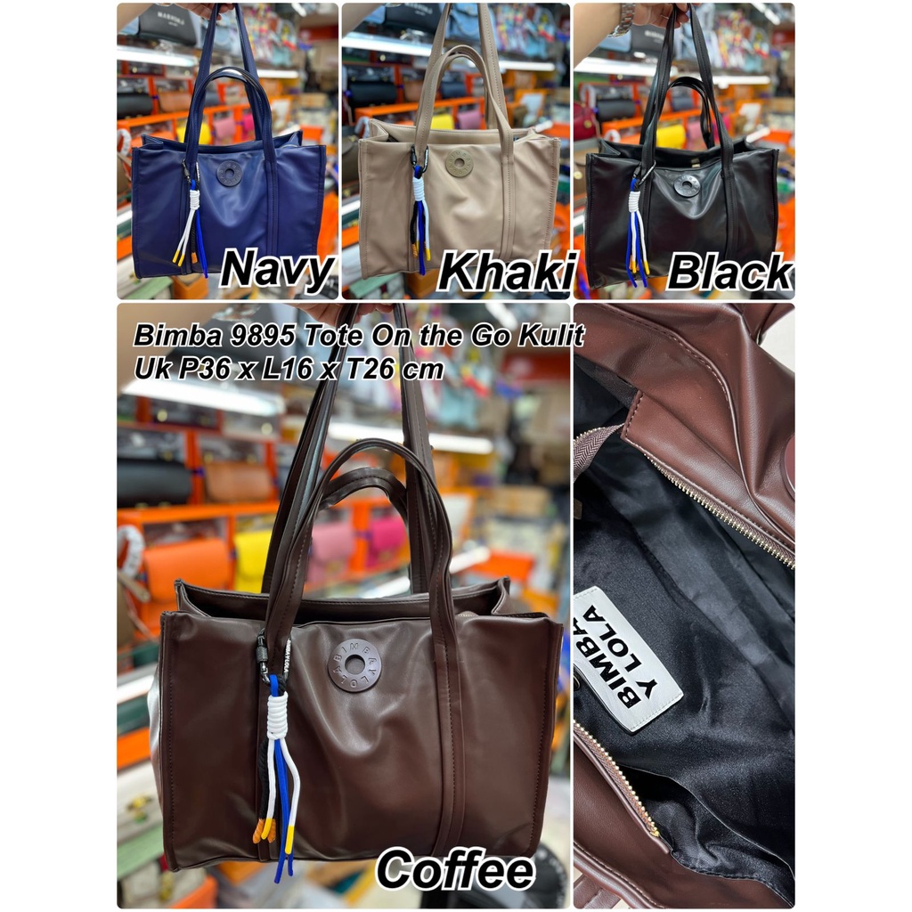 TOTE BAG ON THE GO KULIT SEMI PREMIUM TAS WANITA