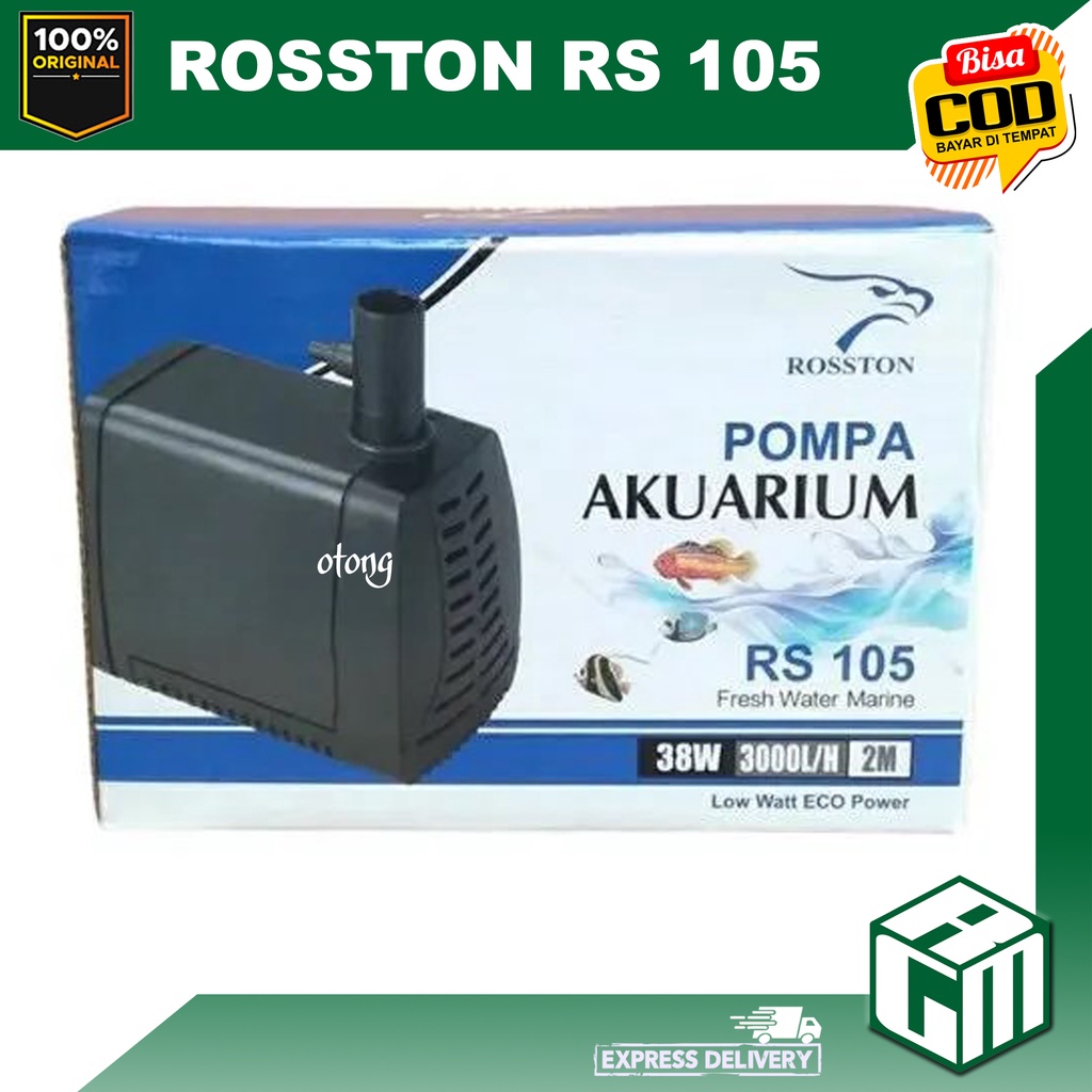 ROSSTON rs105 rs 105 mesin pompa air celup aquarium kolam hidroponik