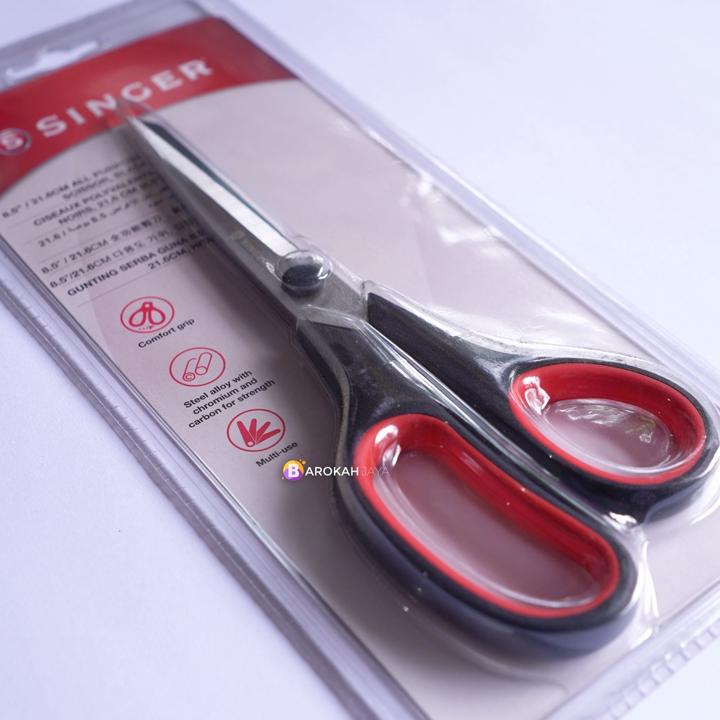 SINGER 8.5&quot; Gunting Potong Bahan Kain Merk SINGER 8.5&quot; All Purpose Scissors