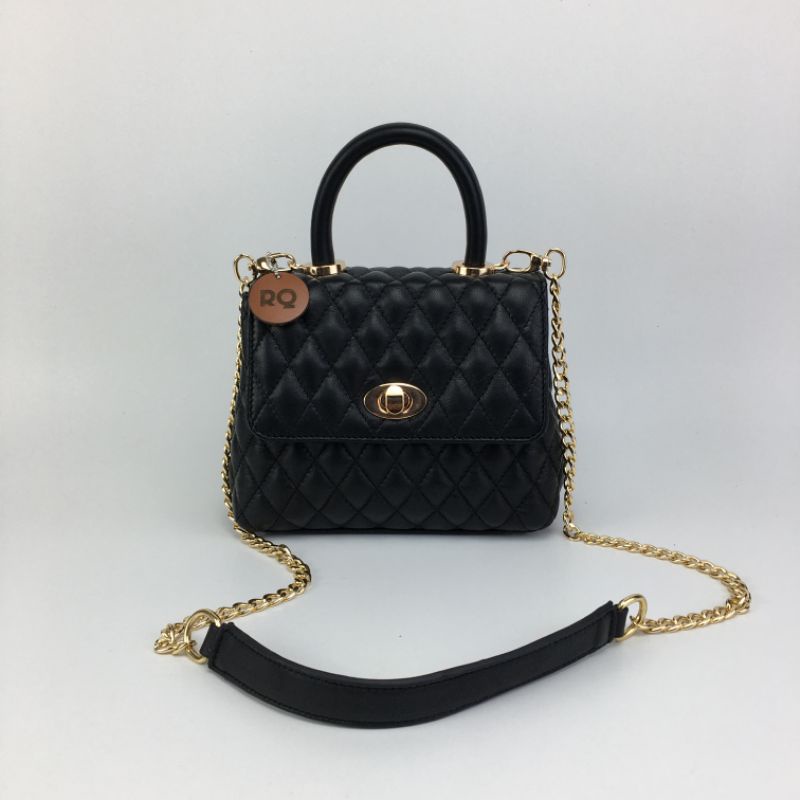 RQ Leather - Andiene bag (tas slempang wanita) Tas Kulit Asli Garut