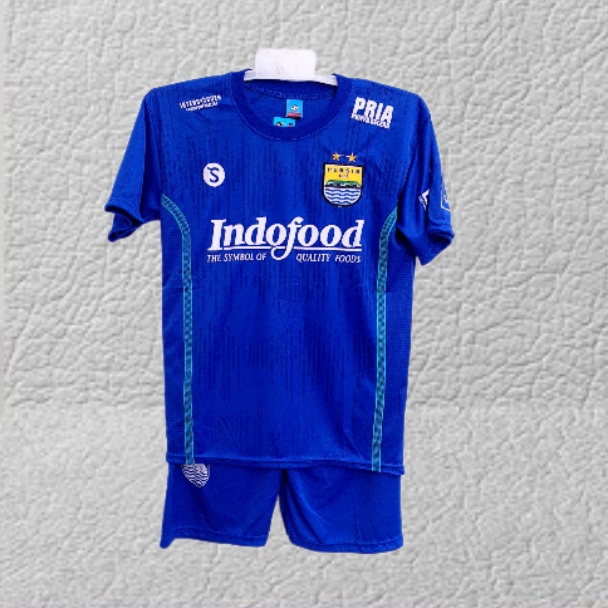 COD SABLON NAMA BAJU BOLA PERSIB HOME/SETELAN BAJU BOLA PERSIB HOME KIDS