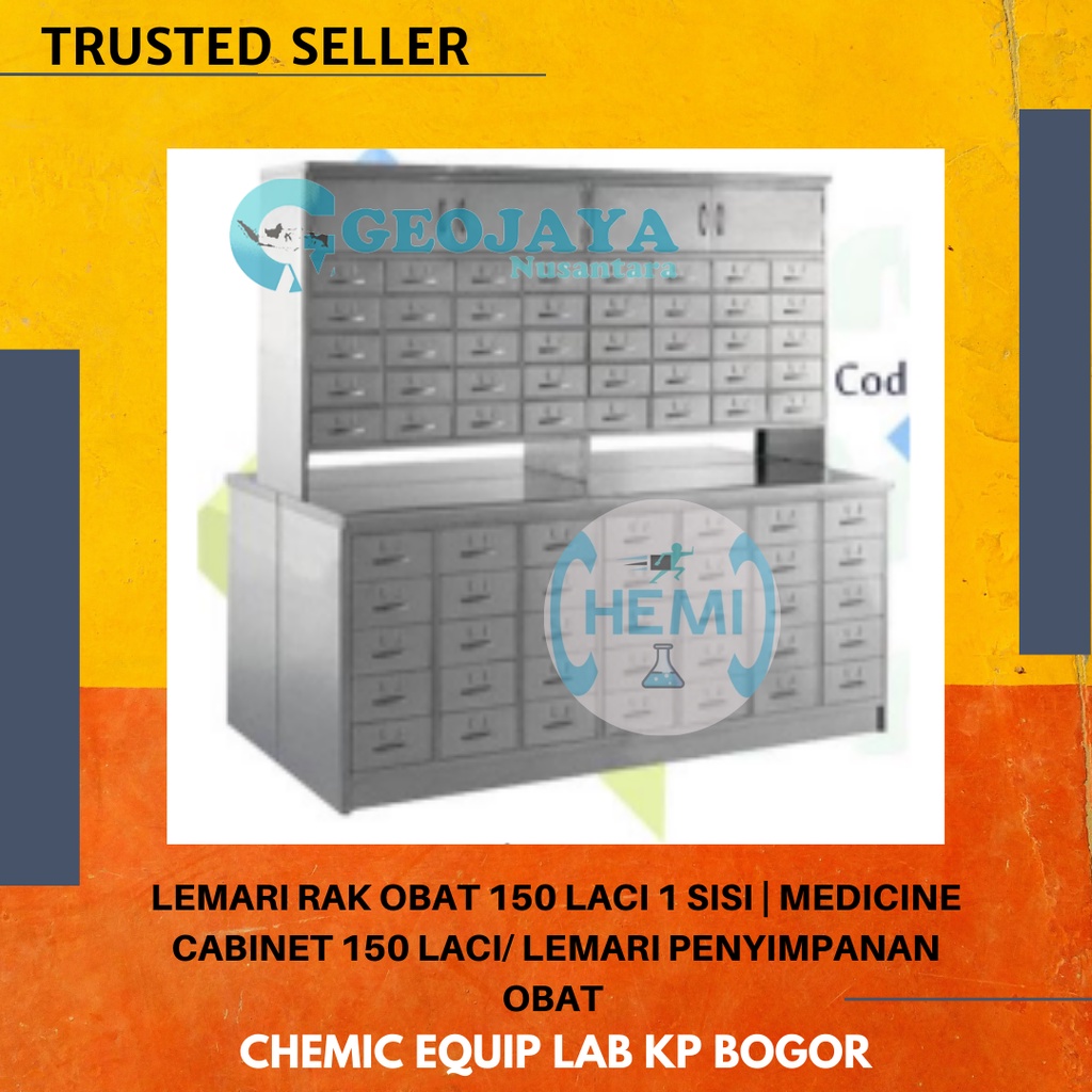 LEMARI RAK OBAT 150 LACI 1 SISI | MEDICINE CABINET 150 LACI/ LEMARI PENYIMPANAN OBAT